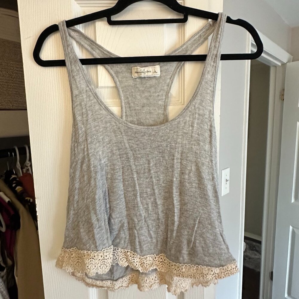 Gray A&F Tank